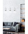 Fumiko 3 Hvit/Krom pendellampe - GU10, 230V, uten lyskilde