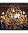 2W LED E14 - Art Kulltråd Kertepære, Amber Glass, 1800K