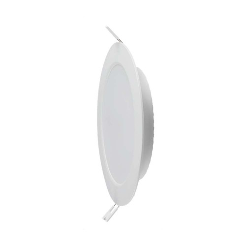 3W Innfelt Panel Rund - Bakbelyst, 6500K