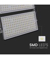 500W LED lyskaster - Super High Power, 1m kabel, 6500K, sort hus, IP65, 135lm/W