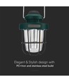 3W + 5W - Flamme Arbeids-Camping Oppladbar Lampe, Dimbar, IP44