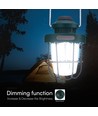 3W + 5W - Flamme Arbeids-Camping Oppladbar Lampe, Dimbar, IP44