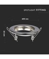GU10 lampe - rund, satin nikkel, 2 stk/pakke