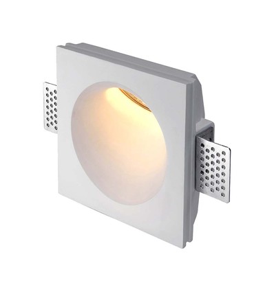GU10 - Lampe, Rund, Hvit