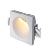 GU10 Downlight i gips - Rund/Firkantet, hvit, IP20 innendørs, uten lyskilde