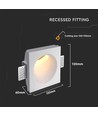 GU10 - Lampe, Rund, Hvit