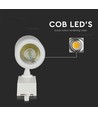35W LED skinnespot - 4000K, hvitt hus.