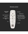 150W LED Smart Taklampe - Dekorativ, 50x50x7cm, 3i1, Dimbar, Fjernkontroll