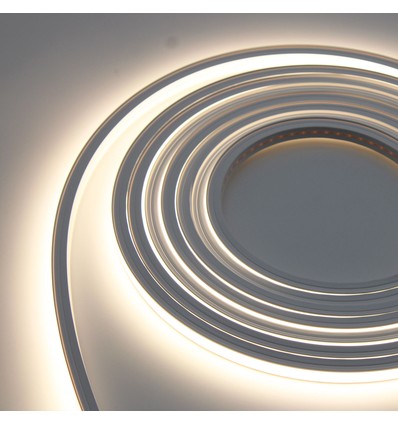 10m AnyCut Neon Flex 10x10 Nøytral hvit LED-strip - 10W/m, 24V, Ingen klippeavstand