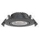 LEDlife DimToWarm+CCT RA96 sort innfellingsspot - Hull: Ø6,8 cm, Mål: Ø8,3 cm, 7W, hvit kant, dimbar, 230V