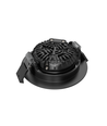 LEDlife Dim2Warm+CCT RA96 sort innfellingsspot - Hull: Ø6,8 cm, Mål: Ø8,3 cm, 7W, hvit kant, dimbar, 230V