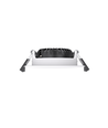 LEDlife Dim2Warm+CCT RA96, hvit innfellingsspot - Hull: Ø6,8 cm, Mål: Ø8,3 cm, 7W, hvit kant, dimbar, 230V