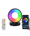 Sirkel RGBIC lampe - 18x15cm, Bluetooth, 5V USB