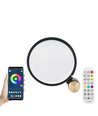 Slim Sirkel RGBIC lampe - Hvit, Ø30cm, Bluetooth, 5V USB