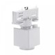 SPS2 Adapter Slim - 3-faset, med stikkontakt, hvit, Spectrum.