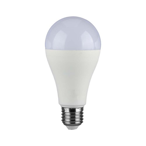 A65 LED Plastpære 15W E27 - 3000K, 200°