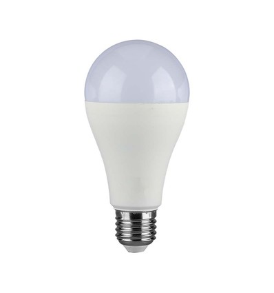 A65 LED Plastpære 15W E27 - 3000K, 200°