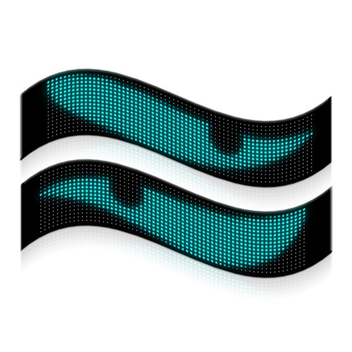 1x Pixel matrix panel 20x64 - Bluetooth, 5V USB