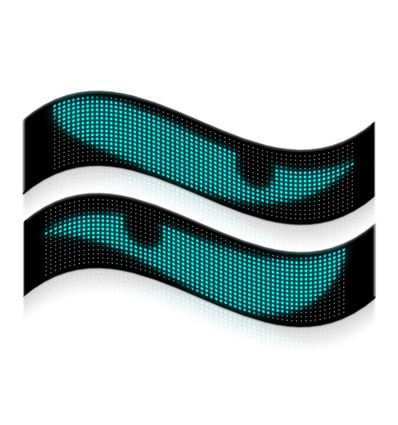 1x Pixel matrix panel 16x96 - Bluetooth, 5V USB