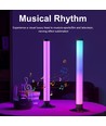 2 stk. ambient gamer bordlamper - RGB løpelys, 360° effekt, 33 cm