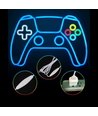 Controller neonskilt gamepad, LED-lys - Stor modell 39x27 cm, perfekt for gamingrom