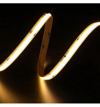 10m COB LED strip IC løpelys/running - 12W/m, løpelys, 120 LED per meter, 24V
