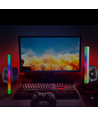 RGBIC musikk-synkroniserings skrivebordslampe - 18cm, innebygd batteri, Bluetooth