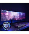 Infinity mirror light - RGBW, 9W, USB-tilkobling, inkl. fjernkontroll