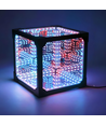 Infinity Cube 10x10 RGBIC - 3D lys effekt, inkl. fjernkontroll, USB-tilkobling