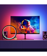 Slim Sirkel RGBIC lampe - Ø20cm, Bluetooth, 5V USB