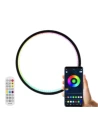 Slim Sirkel RGBIC lampe - Ø20cm, Bluetooth, 5V USB