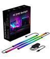 PC Sync LED-stripe 32" skjerm 3 sider - RGBIC, USB, 60 LED/m, 10W/m