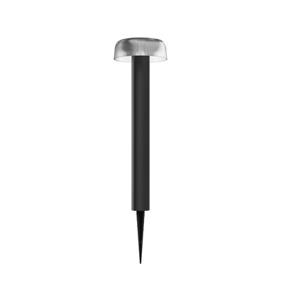 2,5W SOLARA FUNGI LED bordlampe, 3,7V - 200lm, IP44, 2700K, oppladbar, sort