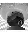 2,5W SOLARA FUNGI LED bordlampe, 3,7V - 200lm, IP44, 2700K, oppladbar, sort