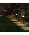 2,5W SOLARA FUNGI LED bordlampe, 3,7V - 200lm, IP44, 2700K, oppladbar, sort
