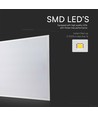 V-Tac 60x60 PHILIPS driver LED-panel - 40W, 120lm/W, 5 års produsentgaranti, hvit kant