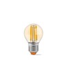 G45 LED-pære 6W E27 - kullrød, ravfarget, ekstra varm hvit, 230V, 680lm, forbruk 6W