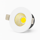 LEDlife Ø3,8cm Focu38 møbelspot innbygging RA92 - Hull: Ø3,5 cm, Mål: Ø3,8 cm, Matt hvit, 2W, 12V DC