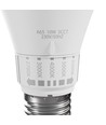 E27 10W LED pære med CCT - 1100lm, 5 lysfarger, A65, 270° spredning