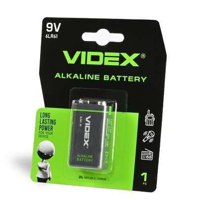 6LR61/9V - Alkalisk batteri