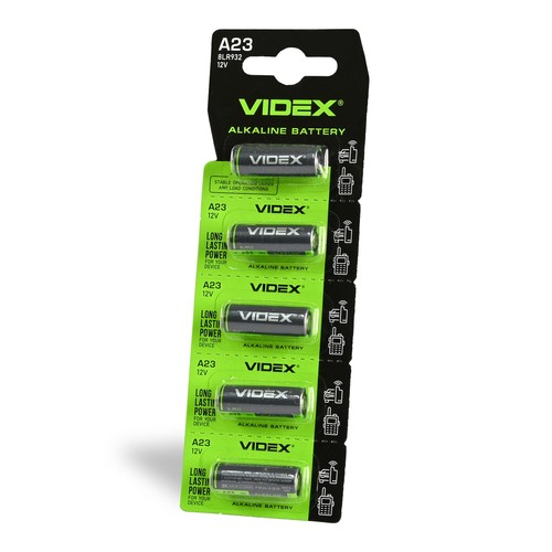 5 stk. A23/E23A - Alkalisk batteri