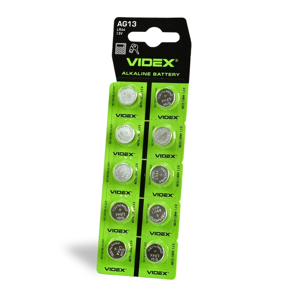 10 stk. AG13/LR44 - Alkalisk batteri