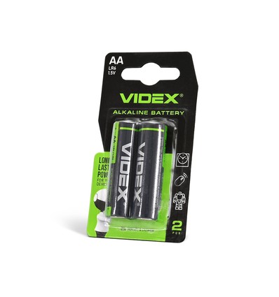 2 stk. LR6/AA - Alkaline batteri
