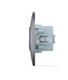 Vegguttag - USB-A + USB-C PD20W svart