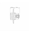 LED-dimmer 200W - hvit
