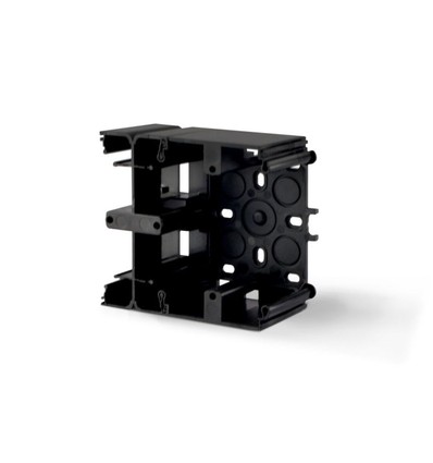 Overflatemonteringsboks - modul, svart
