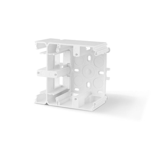 Overflatemonteringsboks - modul, hvit
