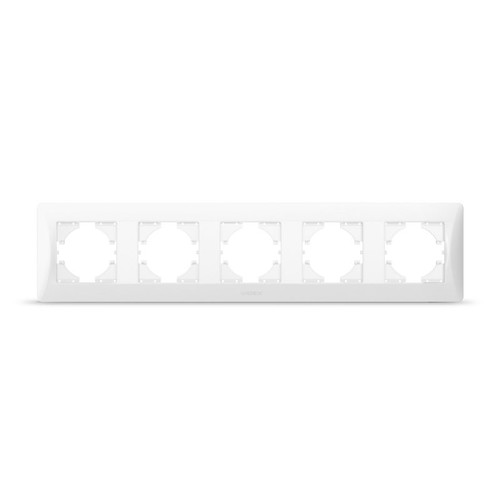 Ramme 5 modul horisontal hvit
