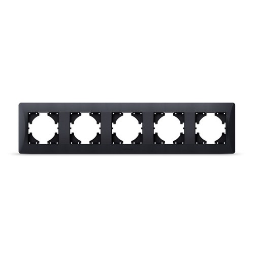 Ramme 5 modul horisontal svart