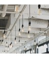 St64 LED-pære 6W E27 - glødetråd, dimbar, nøytral hvit, 230V, 630lm